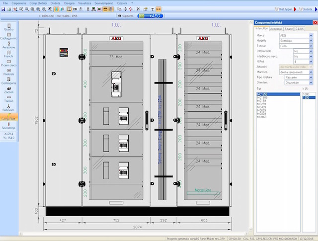 Software Progettazione Quadri Elettrici Elettra