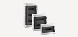 Watertight enclosures with trasparent door IP65