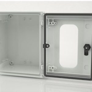 POLYESTER IP66 ENCL. GLAZED DOOR W250xH300xD140