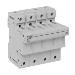 FUSE HOLDER SCHALT 14x51 3P+N POLES 63A