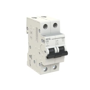 MCB AEG EV60 2P C 6A 6kA 2M