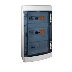 QUADRO AC/DC 230VAC 32A 2 STRINGHE DC 880/1000