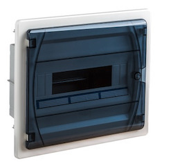 FLUSH FIT DISTR. BOX HOLLOW W. T.DOOR IP40 12 MOD.