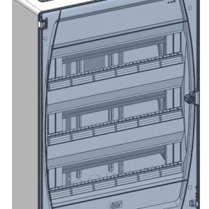 SURFACE DISTR. BOX T.DOOR IP40 54 MOD.