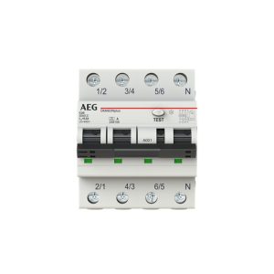 RCBO AEG 3P+N C 20A 6kA 300mA A