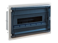 FLUSH FIT DISTR. BOX BRICK W. T.DOOR IP40 18 MOD.