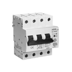 RCBO AEG 3P+N C 10A 6kA 30mA A