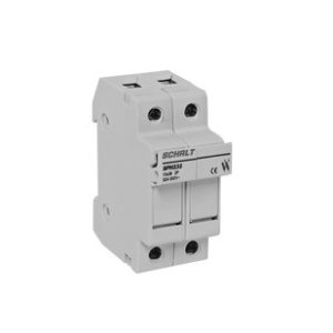 FUSE HOLDER SCHALT 10,3x38  2 POLES 32A