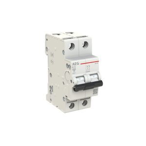 MCB AEG EN60 2P B 6A 6kA 2M
