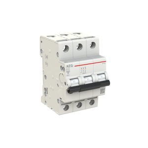 MCB AEG EN60 3P D 10A 6kA 3M