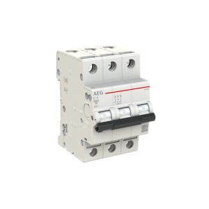 MCB AEG EN60 3P C 4A 6kA 3M