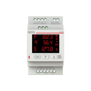 MULTIMETRO AEG 3LN/3L/LN 400/230V 2OUT MODBUS RS485