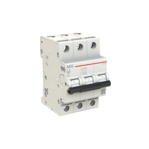 MCB AEG EN60 3P C 3A 6kA 3M