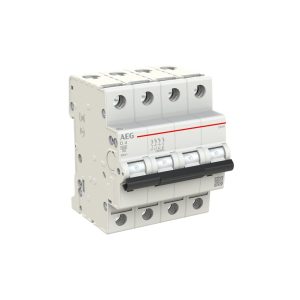 MCB AEG EN60 4P D 4A 6kA 4M
