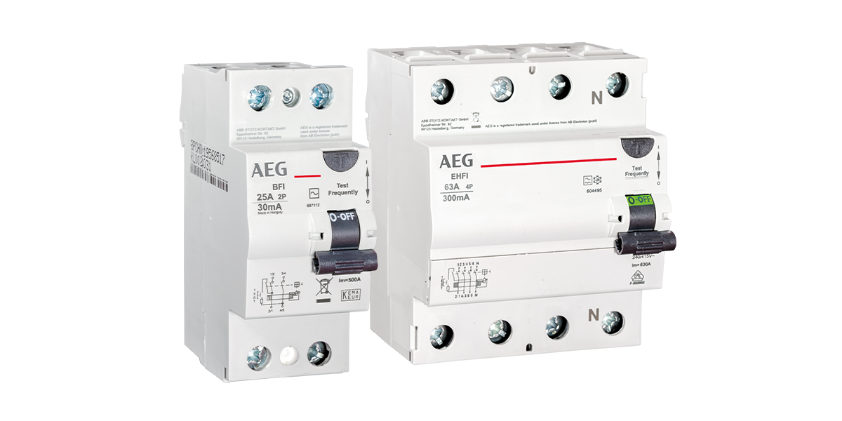 SERIES EFI,EHFI,ESHFI RCCBs