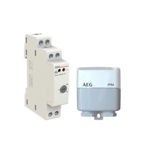 CREPUSCOLAR SWITCH + PROBE 1NO 110-230V AC