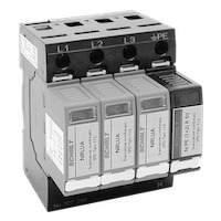 SURGE ARRESTER AEG NRLUA 100kA 3+1P TYPE 1+2 TT Fm