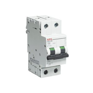MCB AEG Elfa E90X 2P C  0,5A 50kA