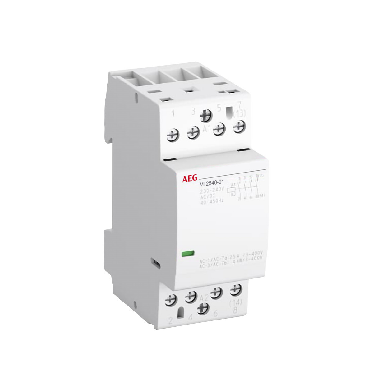 VI252206 - CONTACTOR AEG 2NO+2NC 230VAC/DC 2 MOD. - Apparecchiature e ...