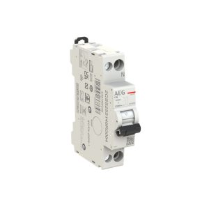 MCB AEG EX41NR 1P+N C 06A 6kA 1M