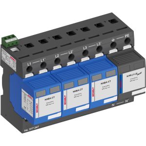 SCARICATORE NHBA 100kA 3+1P CLASSE 1+2 TT-C FM