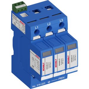 SURGE ARRESTER NVA280 60kA 3P CL.2 TN-C FM