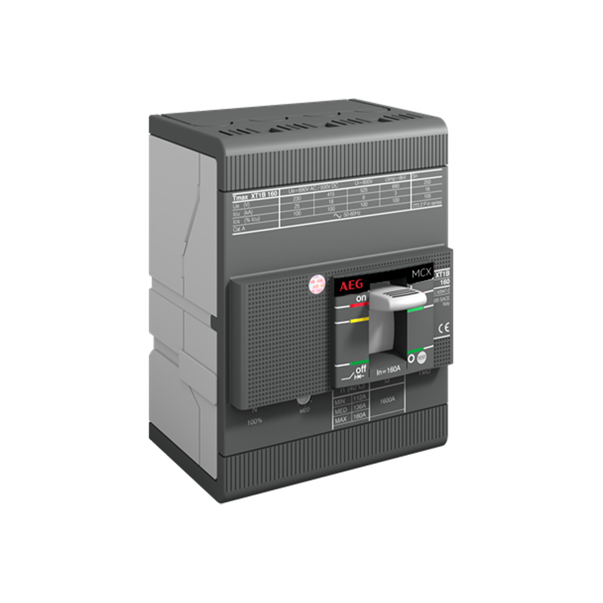 Interruttore GE TED134040WL 40A 480V 3 Poli Sagomato