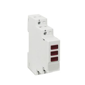 INDICATION LAMP 3 RED LED 230V 3+F 1MOD