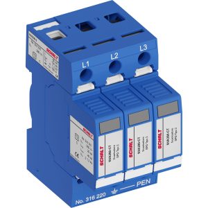 SURGE ARRESTER NVA280 40kA 3P CL.2 TN-C