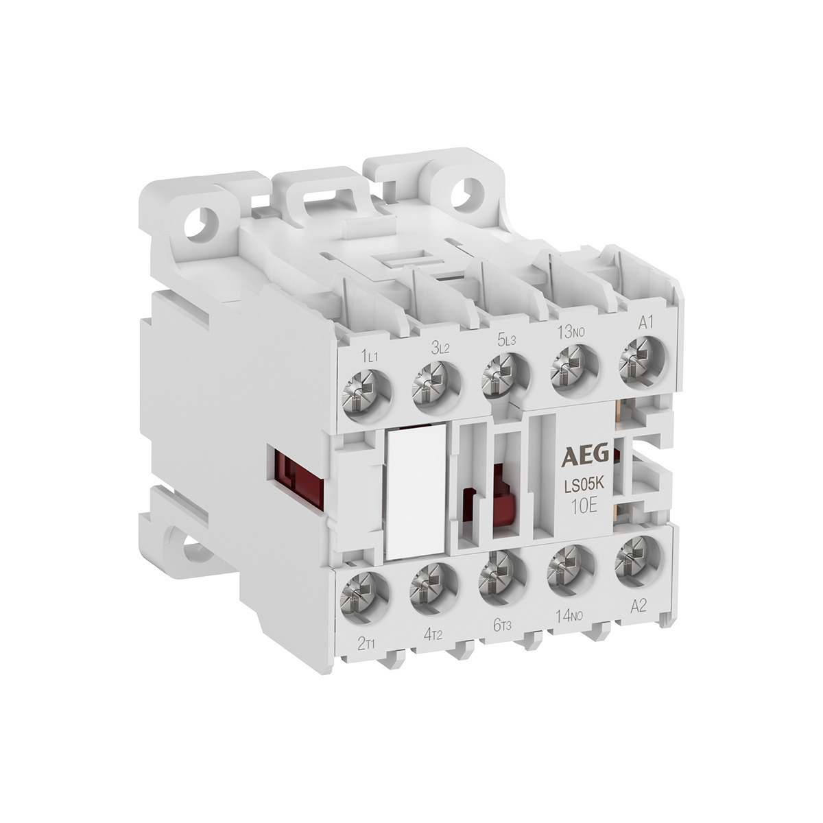 Contattore AEG LS 05.01 20A 600VAC Con HS 05.10 E Accessori – Usato In Buono Stato