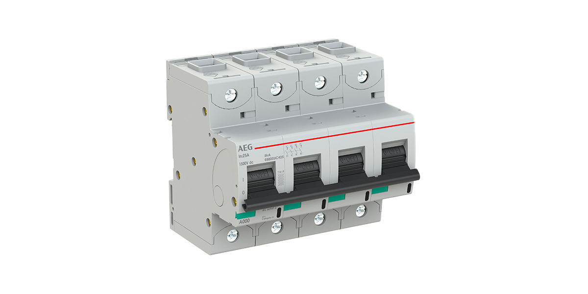 MCBs Serie E880SUC up to 1500Vdc