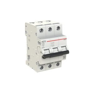 INTERRUTTORE AEG EN40 3P C 10A 4,5kA 3M