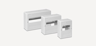 Surface distribution enclosures without door