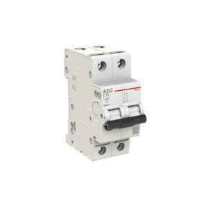INTERRUTTORE AEG EN40 2P C 10A 4,5kA 2M