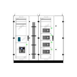 QUADRO INTERFACCIA 1MW 1600A CEI 0-16 6 INVERTER 100-140kW