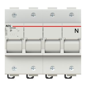 PORTAFUSIBILI SEZIONABILE AEG 14X51mm 3P+N 50A 690VAC 6 MODULI