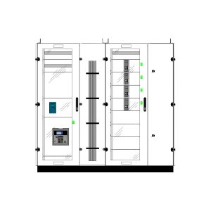 QUADRO INTERFACCIA 300KW 800A CEI 0-16 4 INVERTER 100-110KW