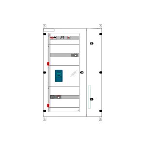 QUADRO INTERFACCIA CEI 0-16 3F+N 80kW 2 INVERTER