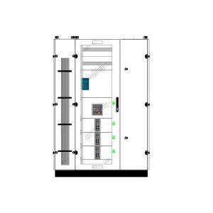 QUADRO INTERFACCIA 300KW 630A CEI 0-16 3 INVERTER 100-110KW