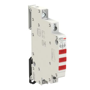 LAMPADA AEG 230-415VAC 3 LED ROSSO 0,5M