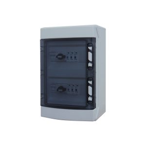 QUADRO 2 STRINGHE SINGOLE FUS+SEZ+SPD 1000VDC IP65.