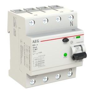 DIFFERENZIALE PURO AEG FN 4P 80A 30mA B 4M