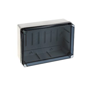 SCATOLA DI DERIVAZIONE IP67 333x243x132 TRASP. LISCE